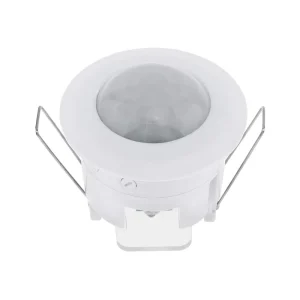 Ceiling Mounted Outdoor Infrared Motion Sensor Light Switch with 8m Detection and Adjustable 10sec-7min Delay for Garden Use