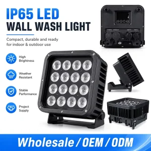 Certified Outdoor LED Flood RGB Aluminum Garden Lawn Spot Decor P65 COB Stadium Light