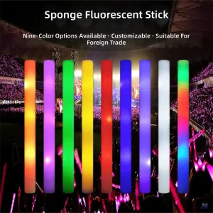 Cheering Tube RGB DJ Night Club Concert Beads Glow Bulk Luminous LED Light Foam Stick