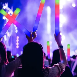 Cheering Tube Rgb Dj Night Club Concert Beads Glow Bulk Luminous Led Light Foam Stick