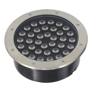 China Manufacturer 36W Outdoor Underground IP65 Waterproof Light Inground Uplight Stainless Steel Recessed LED Landscape Light