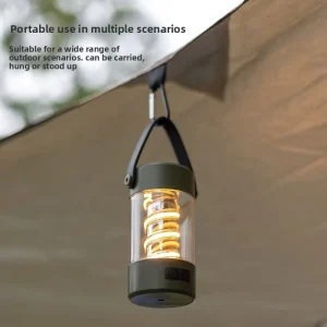 China Supplier Camping Lantern with Speaker Portable Wireless Rechargeable LED Ambient Light for Outdoor Use