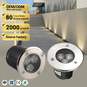 China Supplier Mini IP65 1W LED Uplight Underground Lamp