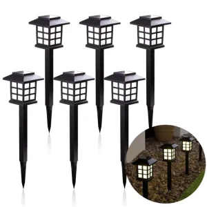 Chinese Lanterns Solar 1 Light LED Pathway Light