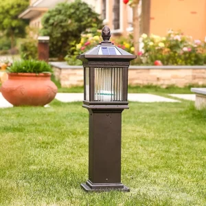 Chinese Style Outdoor Solar Lawn Lights IP42 Waterproof for Garden Landscape