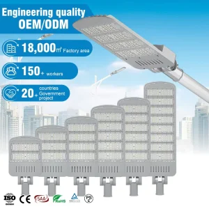 Chinese Supplier Garden Road Lighting Street Light Outdoor IP66 Waterproof SMD