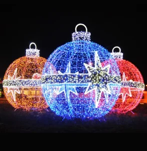 Christmas Decoration Waterproof Outdoor Landscape Lighting Christmas Festival Commercial Decoration Large 3d Led Motif Lights