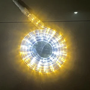 Christmas Lights Outdoor Waterproof 50M Multi Color Flexible Led Rope Lights for Christmas Holiday Garden Street Decoration