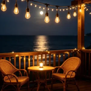 Christmas Lights Outdoor, Waterproof Powered LED Fairy Lights for Garden Pathway Tree Party Decor