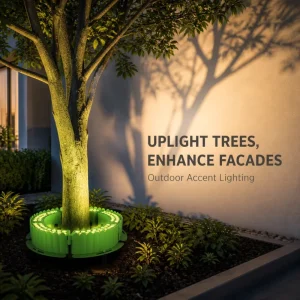 Christmas Palm Tree Lights Outdoor IP67 LED Hug Tree Light for Garden Landscape Street Artificial Palm Tree Decoration