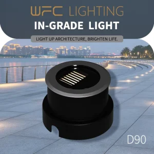 Circular Aluminum Landscape Park Underground Buried Light IP67 7W Warm White 6000K LED