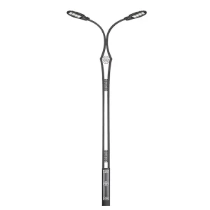 City Circuit LED Streetlights Highly Customized Metal Lighting Poles Municipal Road Traffic Projects Ultra-bright Outdoor