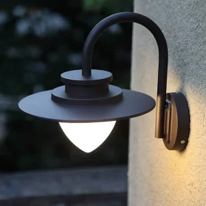 Classic Style Coffee Tone LED Outdoor Wall Lamp IP65 Waterproof Lighting Fixture Made of Aluminum Material