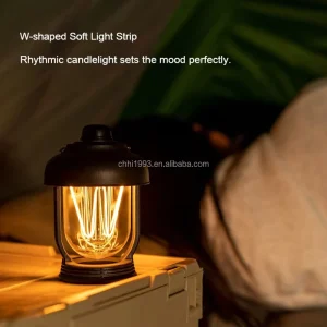 Classic Vintage Rechargeable LED Camping Lantern Waterproof Portable Hanging Lamp