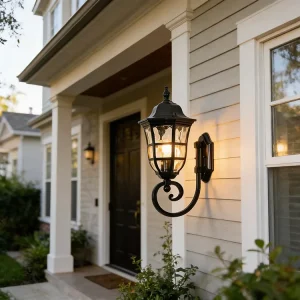 Classic Waterproof LED Garden Wall Light, Outdoor Gate and Landscape Lighting