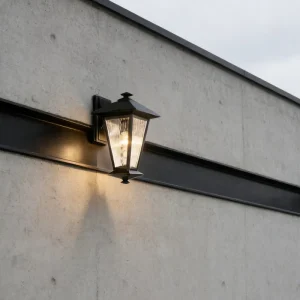 Classic Weather Resistant Aluminum LED Square Outdoor Wall Light with IP44 Rating for Entryway & Home Exterior