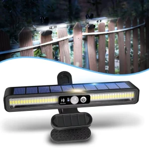 Clip Lamp Wall Hanging Solar Light Solar Wall Lights Outdoor Waterproof Street Lamp Dusk to Dawn for Home Outdoor Garden