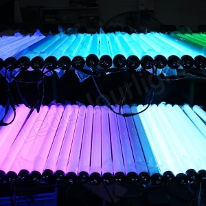 Color Changing 3D Pixel Tube Light SMD5050 RGB Full Color DMX Pixel LED Tube for Nightclub Party Wedding Video Effects