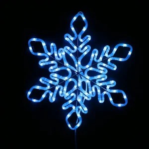 Commercial LED Snowflake Motif Light Outdoor Holiday Street Pole Hanging Decoration