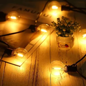 Commercial Moon IP44 Outdoor Landscape Garden Lights Warm White Yard Edison Christmas Halloween Camping LED Bulbs String Lights