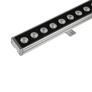 Commercial Outdoor Building Facade Lighting IP67 Wall Washer with DMX Aluminum Body LED Light Source for Landscape