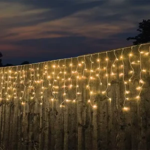Commercial Outdoor IP44 Clear PVC Wire Glue Filled Warm White Flashing 8 Modes 220V Mains Powered Dimmable Remote Control Lights