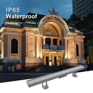 Commercial Rectangle Linear Downlight Wall Washer Facade Lighting 108W 1000MM Outdoor Wall Lighting DC24V LED Wall Washer