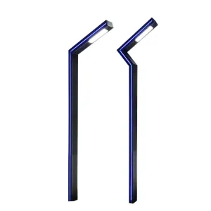 Commercial with Side Strips 30w 60w Aluminum Bollard Landscape Garden Lights Led for Park Street