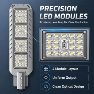 Community Road AC 100-277V Ip65 Outdoor Waterproof Garden StreetLight Die-cast Aluminum 100w200w 300w Led Street Light