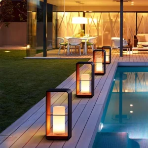Contemporary Outdoor Lawn Landscape Lamp Waterproof Villa Garden Courtyard Residential Quarters Landscape Lights