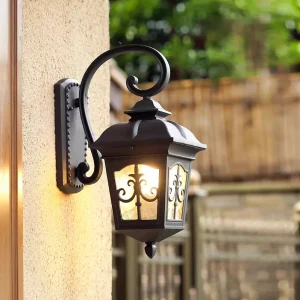 Contemporary Square Aluminum LED Exterior Wall Lamp IP54 Waterproof E27 Garden Light for Villa Corridor Landscape