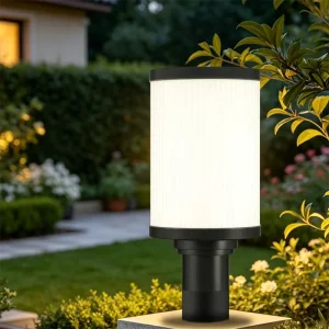 Contemporary Waterproof IP44 LED Outdoor Bollard Light for Garden Patios and Yards