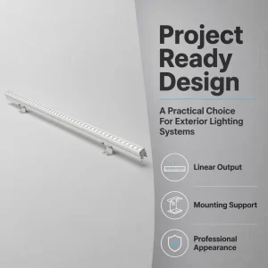 Cost Effective DC24V RGBW 4 in 1 LED Wall Washer IP66 14W DMX512 Anti glare Loop Wire Daisy Chain 12m Facade Light CE FCC RoHS