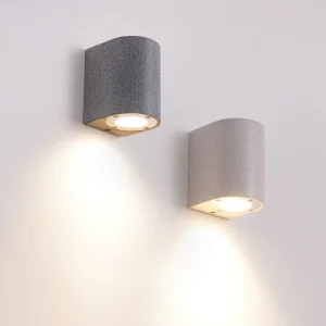 Creative Cement Terrazzo LED Wall Lamp IP65 Waterproof Outdoor Nordic Simple Modern Design