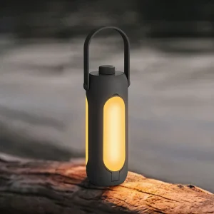 Cross Border Foldable Outdoor Camping Lamp Large Capacity Portable USB Rechargeable Tent Light with Hanging and Standing Functions