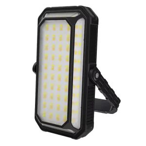 Cross Border New Portable LED Solar Outdoor Lighting Strong Cold White Light for Camping Work Tent Charging