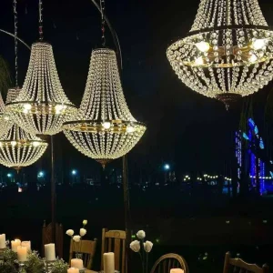 Crystal Pendant Chandelier Light for Wedding Hall Decoration