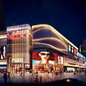Custom Architectural LED Lighting Building Recessed Facade Wall Washer Flood Lights Outdoor Streets Lamp Design