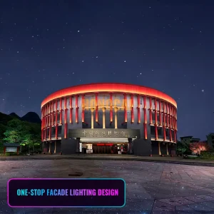 Custom Commercial Building Exteriorlight Unique Concept Design and Implementation Guide for Outdoor Construction Lighting System