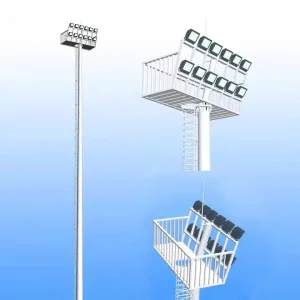 Custom High Mast Lighting IP65 Aluminum Body for Football Stadium Available in Sizes 15m 20m 25m 30m 40m