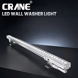 Custom IP65 Heavy Duty Aluminum Outdoor Linear LED Wall Washer Light for Building Facade Column Bridge
