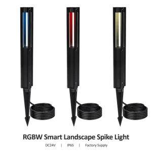 Custom Modern 3W 24V LED Bollard Light IP65 LED Light Pathway for Lawn Yard with Wifi Control