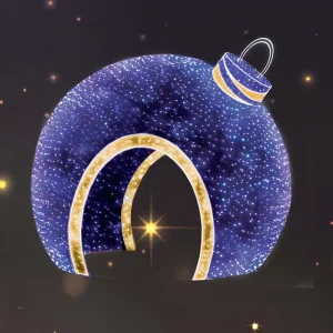 Custom Waterproof IP65 Outdoor Festival Atmosphere Decorations Arch LED Lights Illuminated