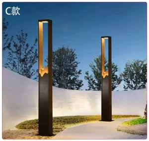 Customizable 2m 3m 4m Square LED Garden Light IP65 Rated New Chinese Style Outdoor Landscape Street Light AC Power Supply