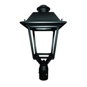 Customizable 30W 40W 60W IP65 Waterproof LED Outdoor Lighting AC Power Aluminum Housing Garden Post Top Street Light CRI