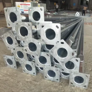 Customizable 6m 8m 10m Solar Street Light Pole Street Light Post with 50WLED 100WLED for Rural Road Village Projects