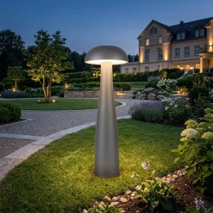 Customizable Aluminum LED Garden Pathway Bollard Light 600mm DC 24V Low Voltage 3000K IP65 Waterproof 120 Beam Angle Easy