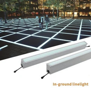 Customizable LED Linear In ground Light IP65 Waterproof Recessed Floor Lamp For Landscape Project