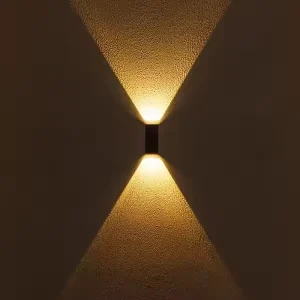 Customizable OEM ODM 3W 3000K LED Outdoor Up Down Wall Lamps Decorative Warm White Waterproof Lights for Outdoor Building