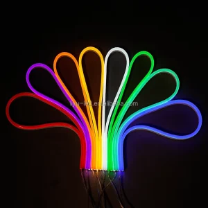 Customizable RGB LED Neon Flex Tubes Multi-Color Changing LED Light Strip with 24V Input PVC Body IP67 Rating